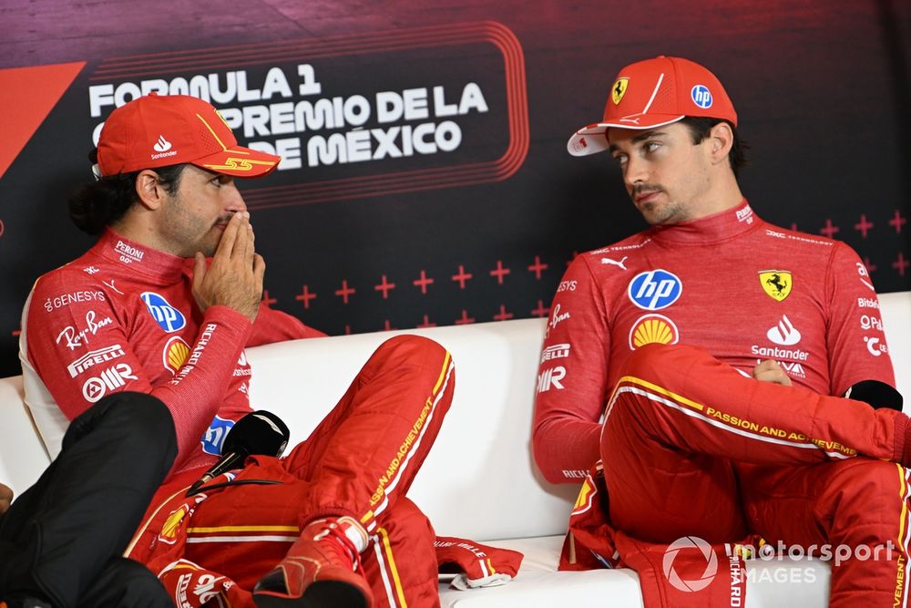 Carlos Sainz, Scuderia Ferrari, Charles Leclerc, Scuderia Ferrari