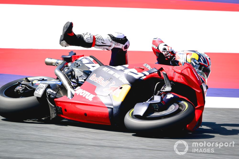 Pedro Acosta, Red Bull GASGAS Tech3 crash