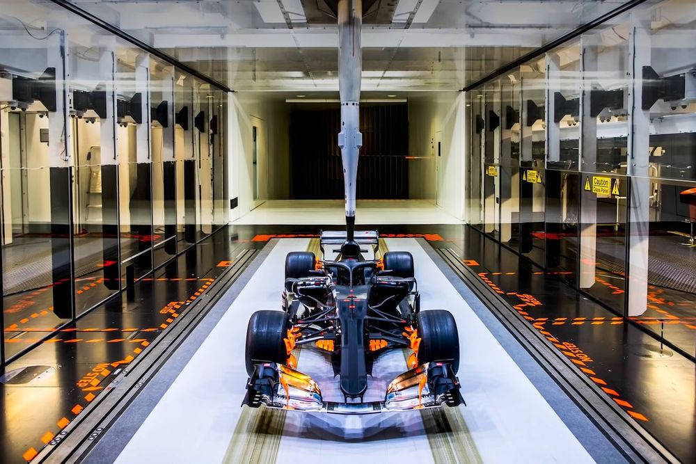 Mercedes wind tunnel