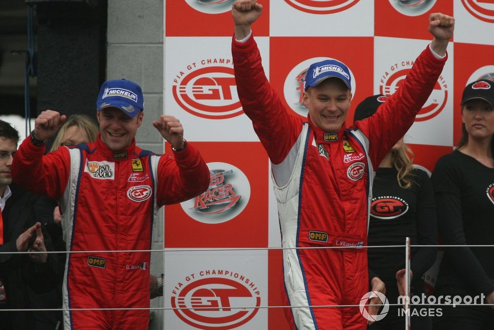 Bruni and Vilander initially forged their successful partnership in 2008, claiming the GT2 crown in FIA GT with the F430