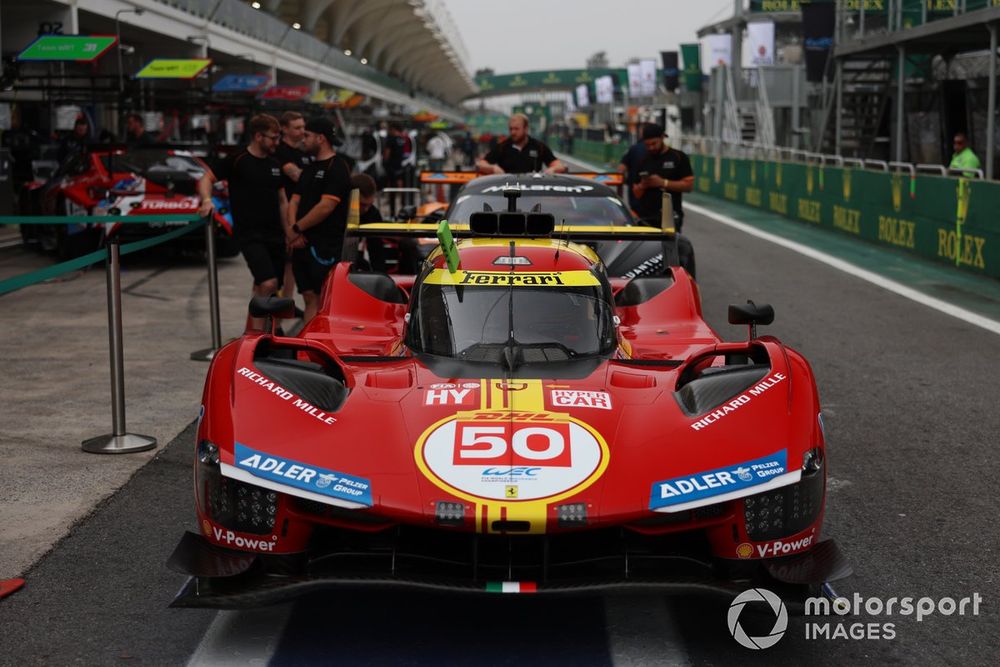 #50 Ferrari AF Corse Ferrari 499P Hypercar of Antonio Fuoco, Miguel Molina and Nicklas Nielsen