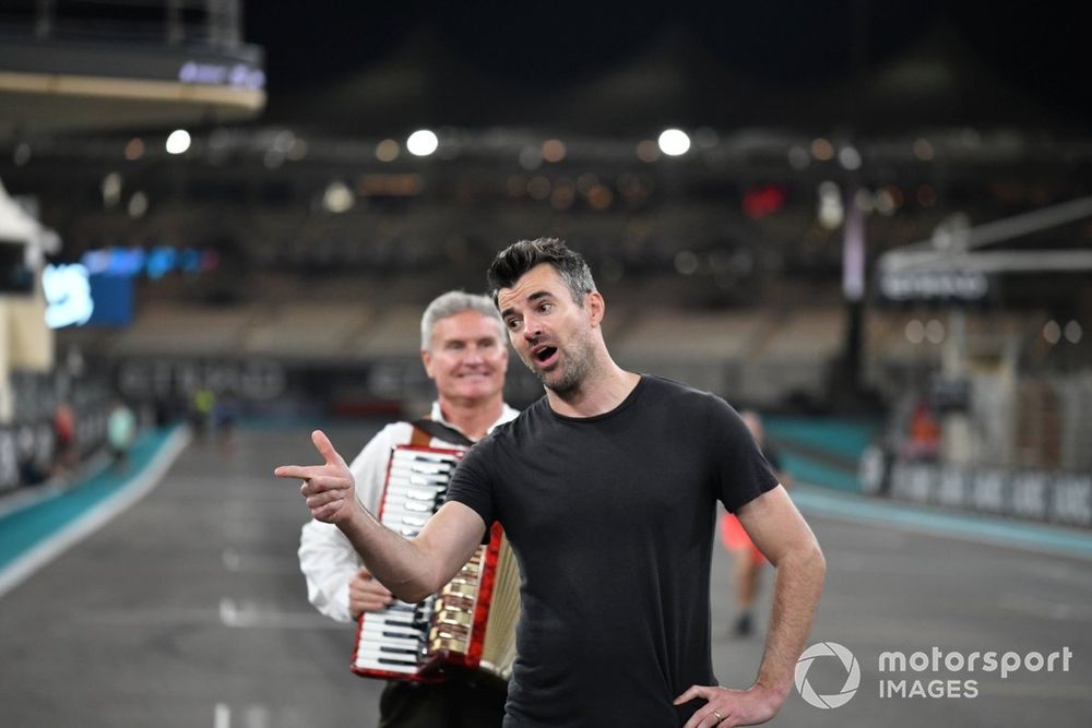 Steve Jones, Channel 4 Presenter, David Coulthard