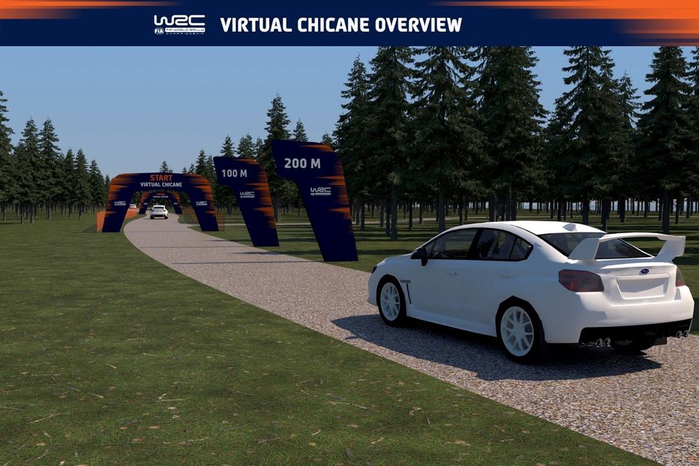 Virtual chicane