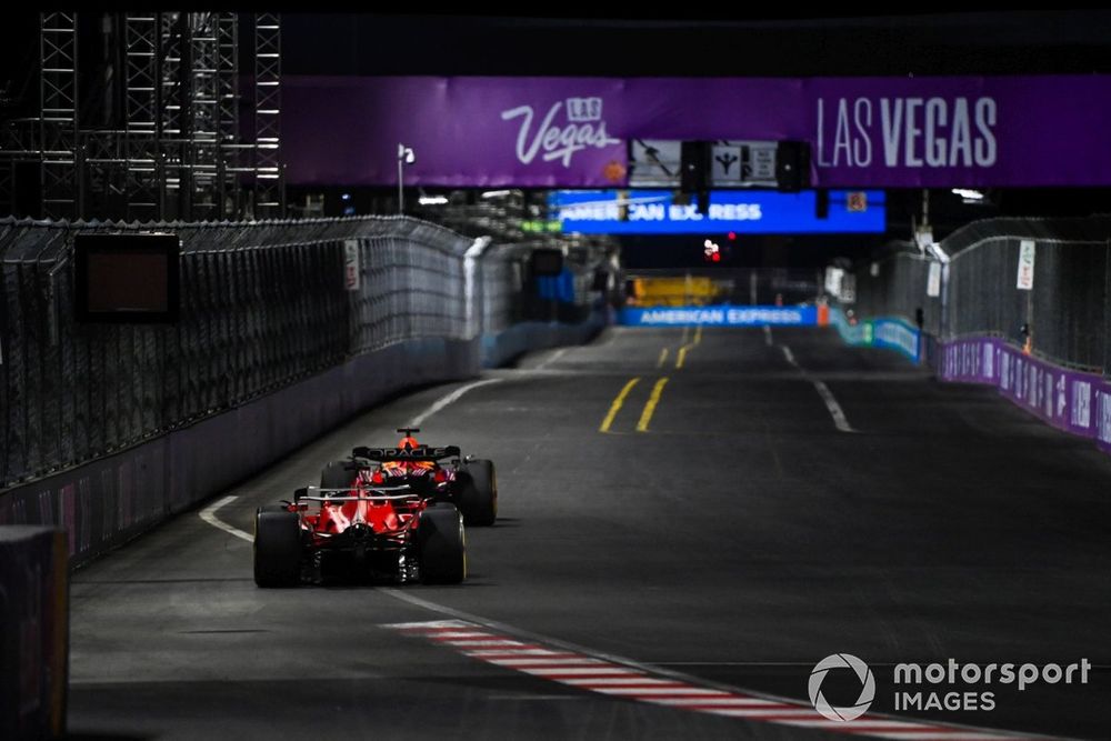 Leclerc was a strong contender for victory in Las Vegas last year