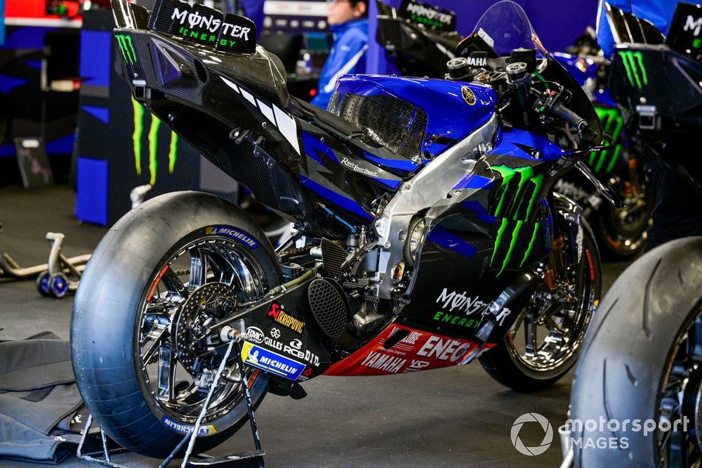 Yamaha MotoGP Team bike detail